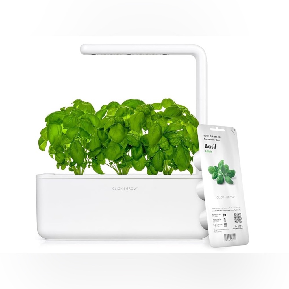 click & grow indoor herb garden